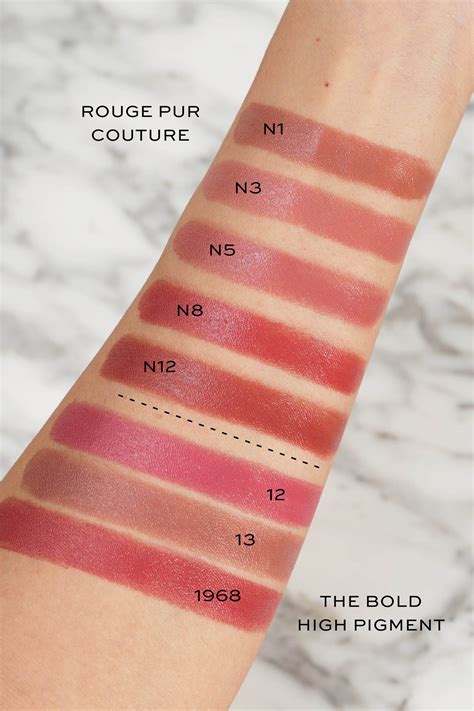 ysl rouge pur couture mat swatches|ysl rouge pur couture 22.